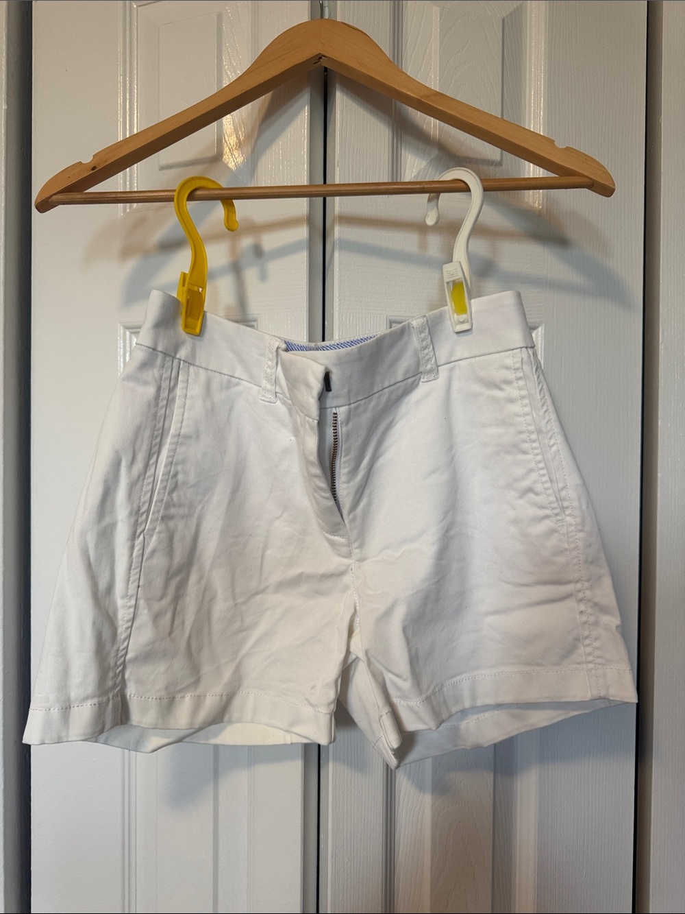 JCrew 00 White Women's Chino Shorts